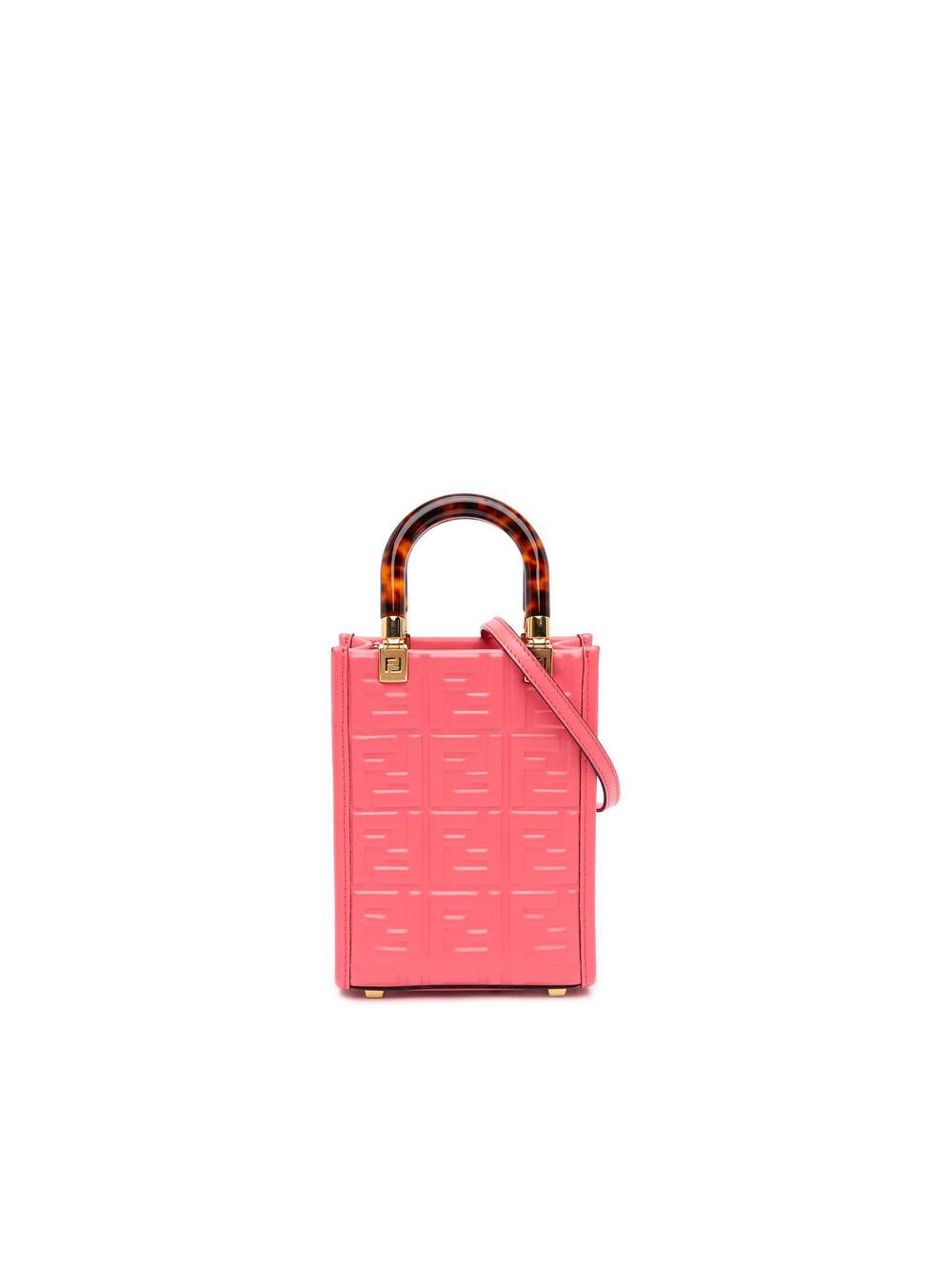 Fendi Mini Zucca Embossed Leather #362960F10B